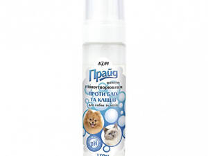 Шампунь с пенообразователем 'ПРАЙД' против блох и клещей для собак и кошек