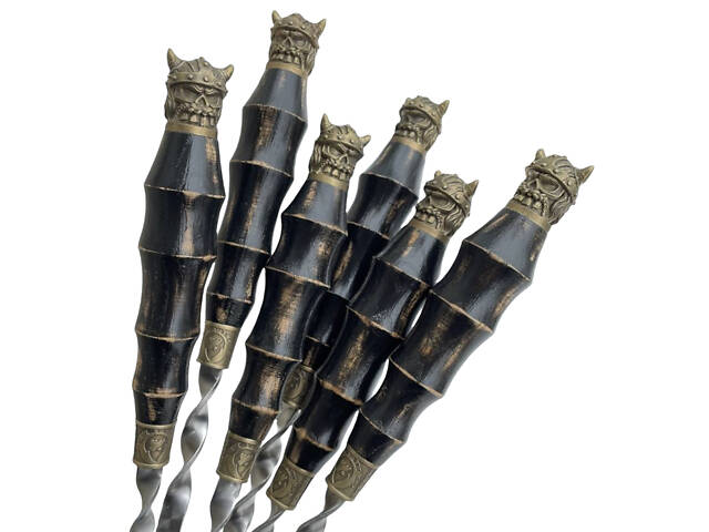 Шампур Вікінг для шашлику 50см Gorillas BBQ 6 шт. - Фото 2