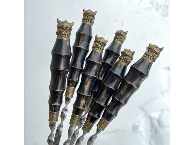 Шампур Вікінг для шашлику 50см Gorillas BBQ 6 шт. - Фото 4