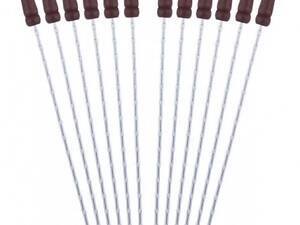 Шампура з дерев'яною ручкою Скаут KM-0744 12 шт 38 см