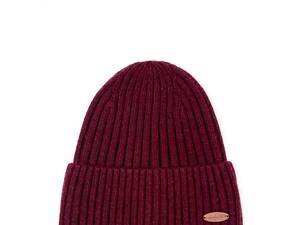Шапка бини мужская LuckyLOOK Harris 676-077 One Size Бордовый (2933534676077)
