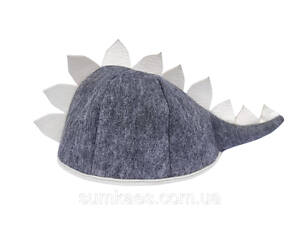 Шапка для бани 'Динозавр' из войлока
