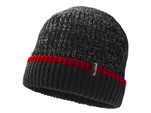 Шапка водонепроникна Dexshell, р-р S/M (56-58 см), з червоною смужкою