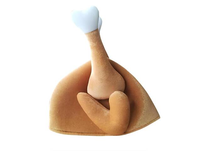 Шапка Індичка Chicken Hat — весела плюшева шапка у вигляді індички для вечірок, фотосесій та косплею - Фото 2