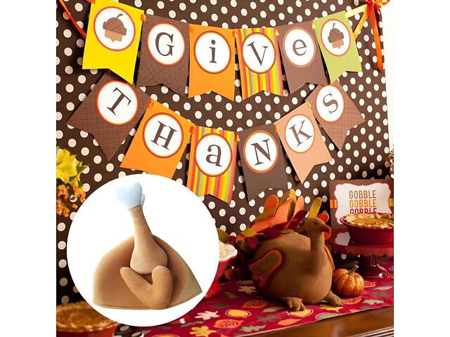 Шапка Індичка Chicken Hat — весела плюшева шапка у вигляді індички для вечірок, фотосесій та косплею - Фото 5