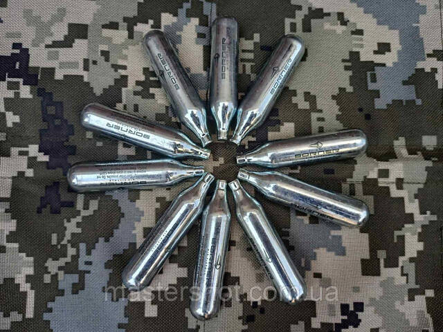 Шари кулі Балон для пневматики Баллончики 10 шт Borner + Шари кулі 4.5 мм 2000 шт - Фото 3