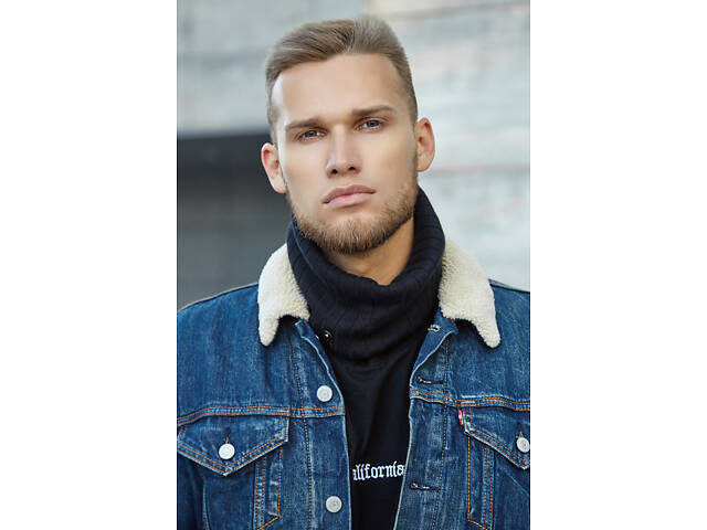 Шарф-хомут «Реал» Braxton черный - Фото 1