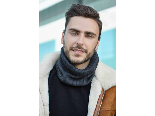 Шарф-хомут «Реал» Braxton графит - Фото 1