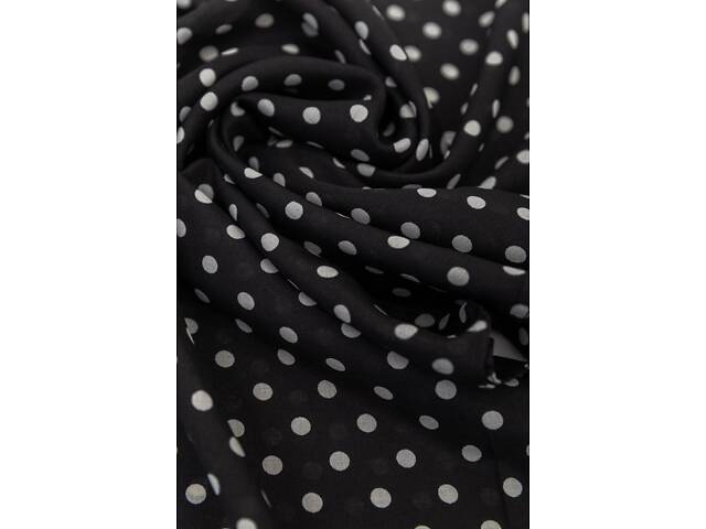Шарф женский в горох, цвет черно-белый, 244R011 - Фото 3
