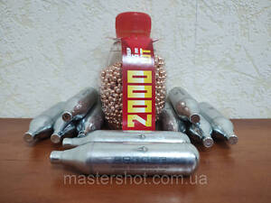 Шарики Баллончики 10 шт Borner + Шарики 4.5 мм 2000 шт