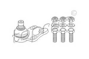 Шаровая опора для моделей: CITROËN (ZX, BERLINGO,BERLINGO,XSARA,XSARA,ZX), PEUGEOT (PARTNER,PARTNER)