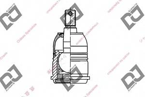 Шаровая опора для моделей: HONDA (CIVIC, CIVIC,CIVIC,CIVIC,CIVIC,CR-V,CIVIC,CIVIC,INTEGRA,CIVIC), ROVER (400,400,45,45)