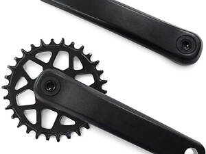 Шатуны Prowheel C10Y-NW 32T AL, L-170мм, BMX, DIRT, черный (CC10Y-NW)