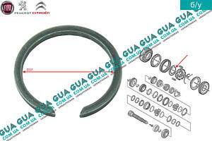 Шайба / стопорное кольцо первичного вала КПП 6-ти ступенчатой ( механической коробки переключения передач ) 9648582280 C