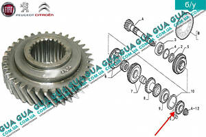 Шестерня (зубчасте колесо) 5 передача вторинного валу КПП 9628672688 Citroen/СІТРОЕН JUMPY 1995-2004/ДЖАМПІ 1, Citr