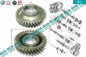 Шестерня Z=35/26 (зубчасте колесо) 3 передача вторинного валу КПП 02G311285 VW/ВОЛЬКС ВАГЕН TRANSPORTER IV 1990-2003 /