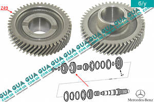 Шестерня Z49 (зубчатое колесо) 6 передачи вторичного вала КПП A2032630416 Mercedes / МЕРСЕДЕС VITO W639 2003- / ВИТО 639