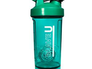 Шейкер Brave Shaker Premium 500ml Green (1086-2022-10-2346)