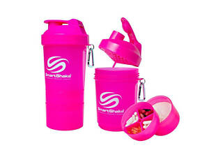 Шейкер planeta-sport 3-х камерный для спортивного питания Smart Shaker Original FI-5053 Розовый