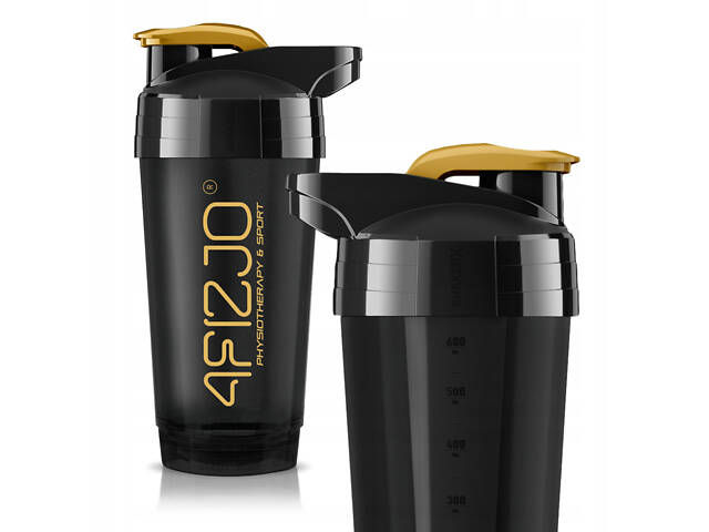 Шейкер спортивний 4FIZJO Ultra 700 мл Black/Gold (P-5905973407038) - Фото 8