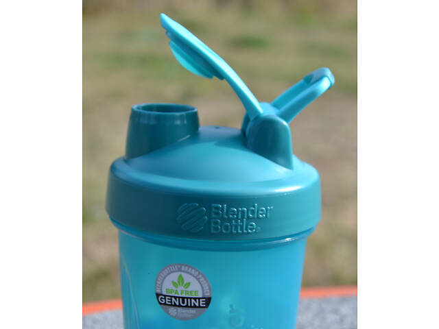 Шейкер спортивний BlenderBottle Classic Loop 20oz/590ml Teal - Фото 4