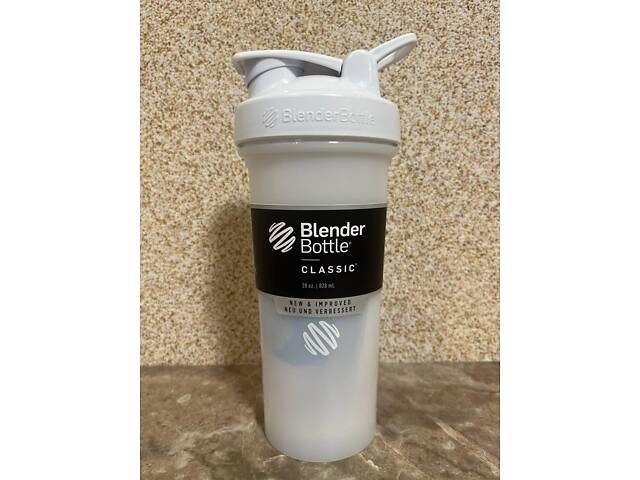 Шейкер спортивний BlenderBottle Classic Loop PRO 28oz/820ml White (500483) - Фото 8