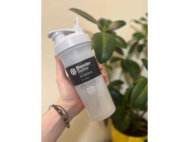 Шейкер спортивний BlenderBottle Classic Loop PRO 28oz/820ml White (500483) - Фото 7