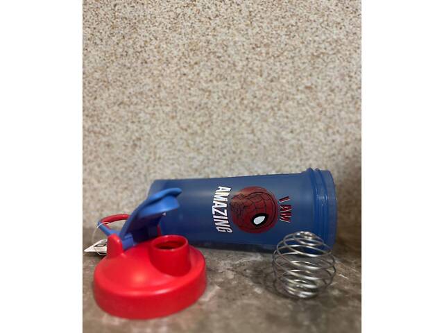 Шейкер спортивний BlenderBottle Classic Loop PRO 28oz/820ml Marvel Spider Man (600558) - Фото 4
