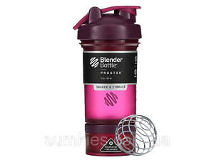 Шейкер спортивний BlenderBottle ProStak 22oz/650ml з 2-ма контейнерами Plum