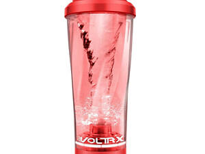 Шейкер спортивний електричний VOLTRX VortexBoost 600 мл. (Tritan Red)
