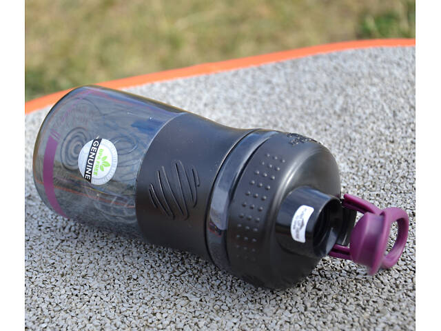 Шейкер спортивний (пляшка) BlenderBottle SportMixer Flip 20oz/590ml Black/Plum - Фото 8