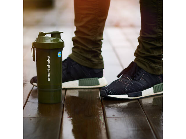 Шейкер спортивний SmartShake Original2GO One 800ml Army Green - Фото 7