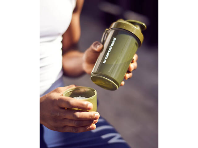 Шейкер спортивний SmartShake Original2GO One 800ml Army Green - Фото 2