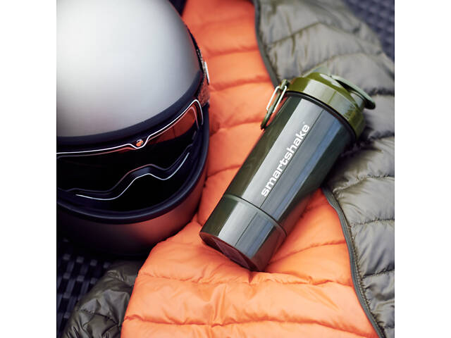 Шейкер спортивний SmartShake Original2GO One 800ml Army Green - Фото 3