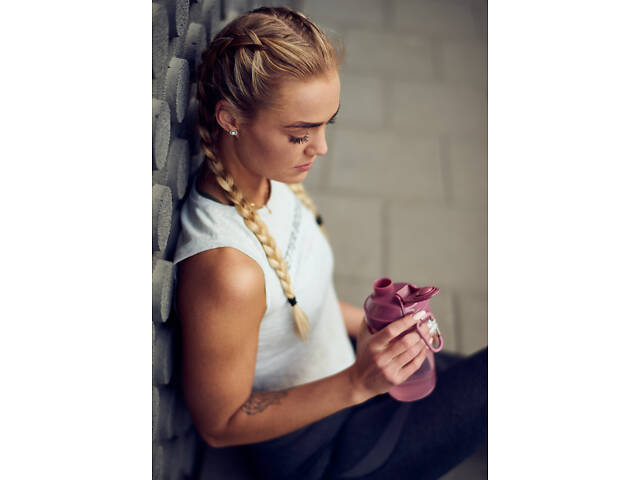 Шейкер спортивний SmartShake Original2GO One 800ml Deep Rose (Pink) - Фото 3
