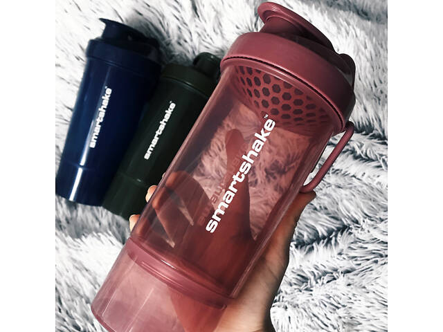 Шейкер спортивний SmartShake Original2GO One 800ml Deep Rose (Pink) - Фото 8