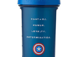 Шейкер спортивный BlenderBottle Classic Loop PRO 28oz/820ml Marvel Capitan Amerika (600557)