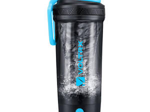 Шейкер спортивный электрический VOLTRX Gallium 600 мл. Tritan Blue