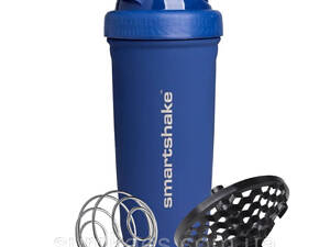 Шейкер спортивный SmartShake металлический Reforce Stainless Steel 30oz/900ml Navy Blue