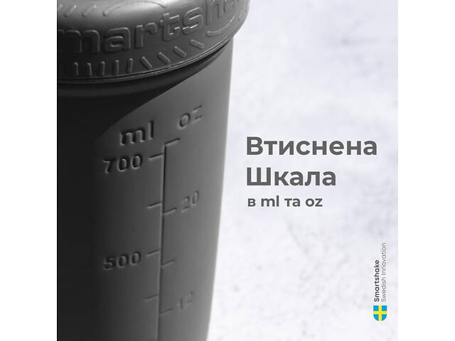 Шейкер спортивний SmartShake Reforce 900ml Supergirl Pink - Фото 8