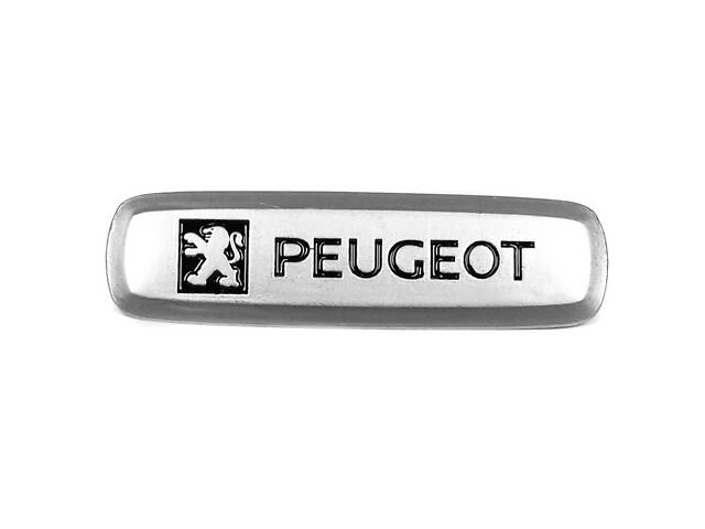 Шильдик алюминиевый для ковриков (1шт) для Тюнинг Peugeot