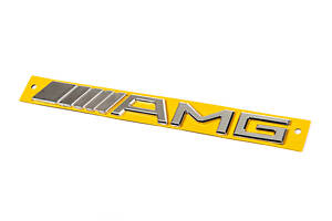 Шильдик AMG (20см, ABS, хром) для Тюнинг Mercedes