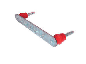 Шина зрівнювання потенціалів 10 підключень 384x40мм мідь [NE1006CU] Jupiter ДКС