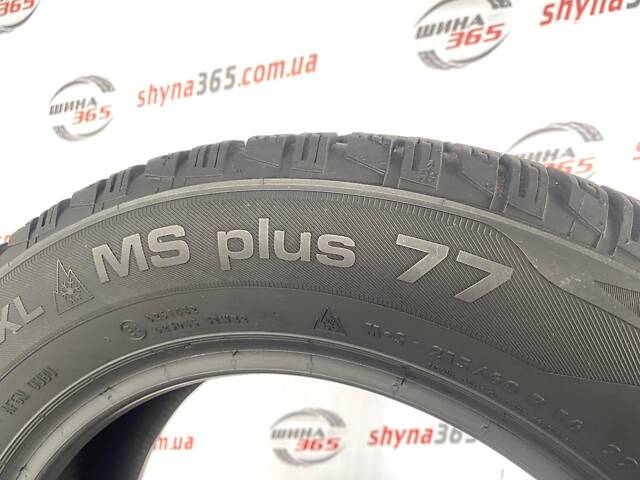 Шини Б/У зимова 215/60 R16 UNIROYAL MS PLUS 77 6mm