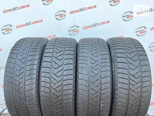 Шины Б/У зимняя 225/55 R17 PIRELLI WINTER SOTTOZERO 3 4 mm