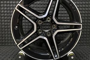 Шины ДИСКИ БУ MERCEDES AMG A2134016300 R18 8J PCD 5X112 ET43 DIA66.6 BKF