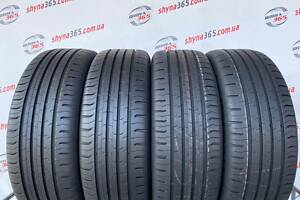 Шины Б/У летняя 205/55 R17 CONTINENTAL CONTIECOCONTACT 5 7mm