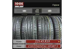 Шины БУ 225 45 R 18 Continental Sport Contact 5 Резина бу