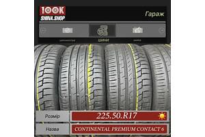 Шины БУ 225 50 R 17 Continental Premium Contact 6 лето комплект