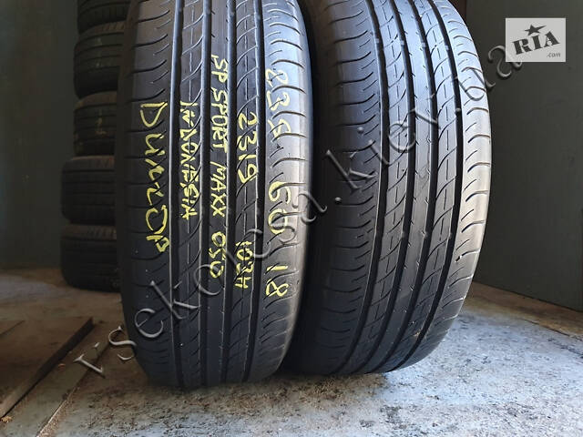 Літні вживані шини 235/60 R18 Dunlop